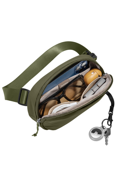 Tomtoc SlingBean T32 Зелений 1,5 л Аксесуари Сумка на пояс і плече RFID-захист - З ключовою - T32S1T1