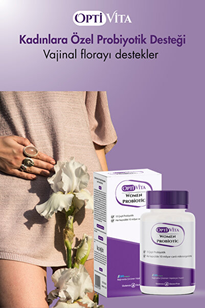 Optivita Women Probiotic Kadınlar Için Probiyotik Mikroorganizma Kadın Probiyotik 30 Kapsül