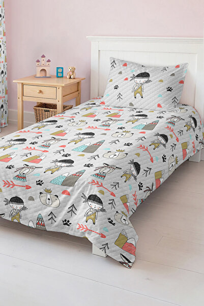 Realhomes مجموعة غطاء سرير لغرفة الأطفال والمراهقين بتصميم حيوان لطيف