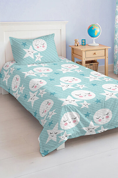 Realhomes مجموعة غرفة الأطفال والمراهقين المفردة للنوم والوصول إلى النجوم