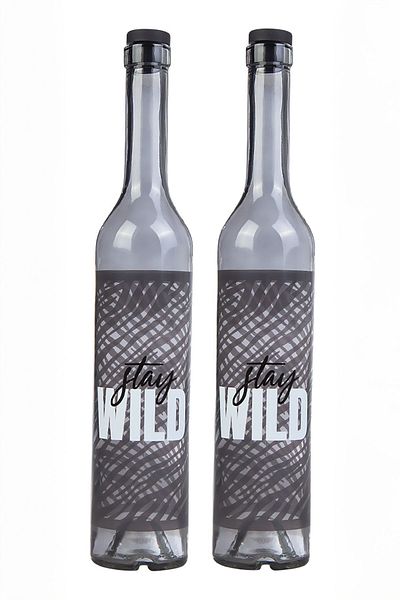 Renga Set of 2 250ml Karaca Stay Wild Oil Pot, Oil Pot, Sauce Pot, Decorative Bottle