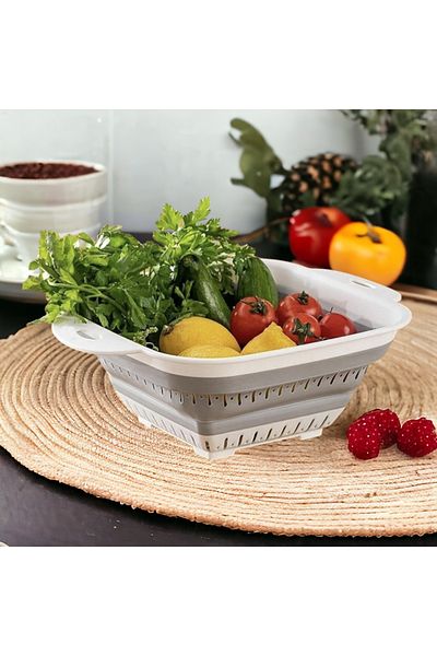 Herza House Foldable Square Strainer