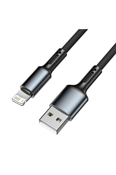 Choice كابل شاحن USB سريع الشحن أسود بطول 3 متر لهاتف iPhone 14 13 12 11 Pro ...