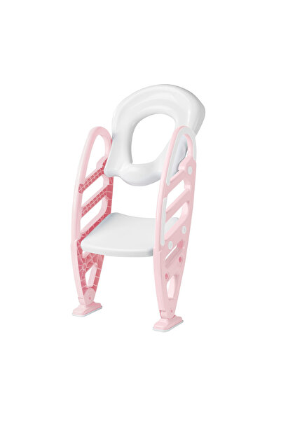 DOLU OYUNCAK Dolu Kaymaz Ayaklı Merdivenli Tuvalet Pembe 7250