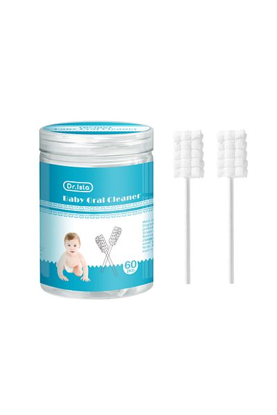 Choice 60pcs MAMIJOY 60pcs Baby Oral Cleaning Stick Disposable Cleaner Milk Teeth Gauze Toothbrush Baby Ton