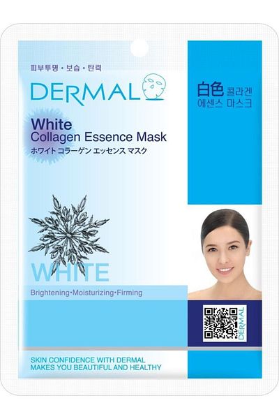 Dermal 23 Gr White Collagen Mask - Brightening, Moisturizing and Firming