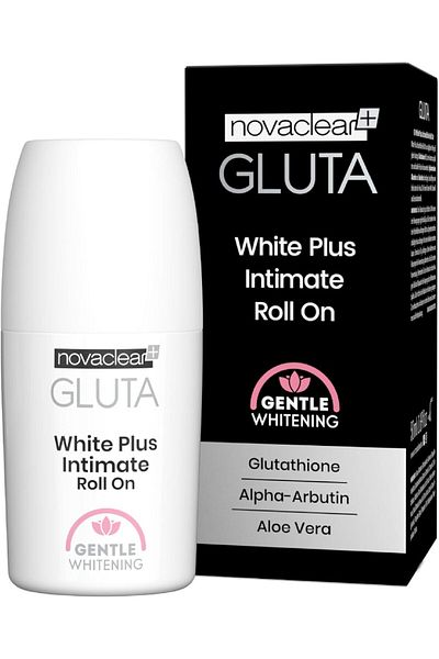 Novaclear Gluta White Plus Intimate Roll-On – Brightening Deodorant for Sensitive Areas with Gluta