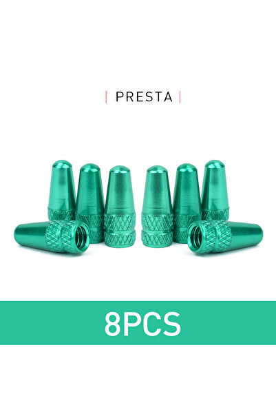 Choice 8 قطع خضراء 4/8 قطع من سبائك الألومنيوم لإطارات الدراجات الهوائية غطاء...
