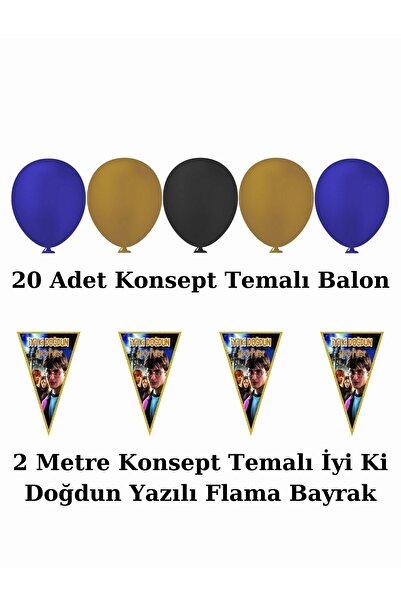 Harry Potter Hogwarts Doğum Günü Parti Malzemeleri Süsleri Seti