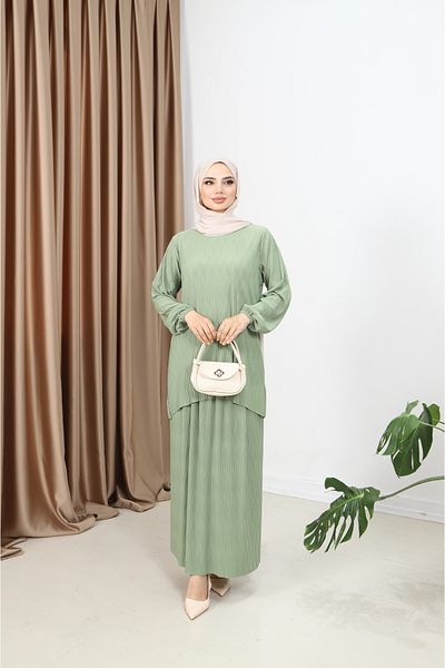 NİSUM MODA Shaved Skirt Suit