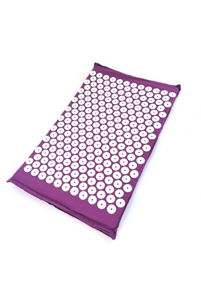 Choice وسادات تدليك اليوجا الأرجوانية ذات نقاط لمس كبيرة لتدليك أفضل للرقبة و...