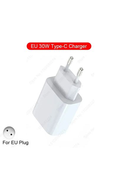 Choice شاحن سريع 30 وات من الاتحاد الأوروبي، شاحن سريع PD 30 وات لأجهزة Apple iPhone 14 11 12 13 15 16 Pro Max، كابل شحن سريع