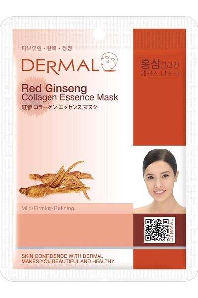 Dermal Purifying, Cooling, Firming Red Ginseng Extract Collagen Mask 23gr