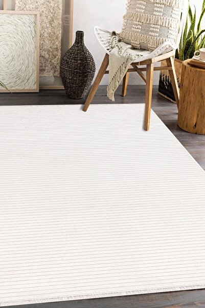 Rozen Home MALDİV Yıkanabilir Yolluk Kaydırmaz,Pamuk Dokuma,Premium Kalite Salon&mutfak&yemek Odası Kilimi