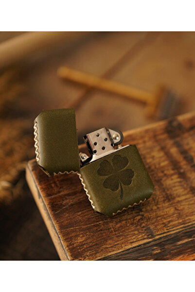 Atölye Çınar Leather Handmade Deri Kılıflı Zippo Çakmak