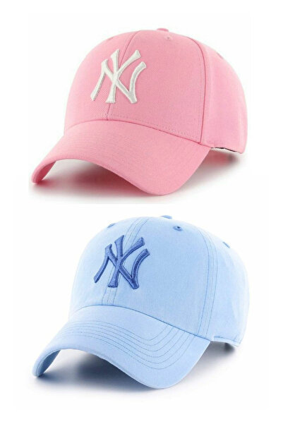 GYES Spor Şapka Unisex 2'li Takım Arkası Cırtlı Ayarlanabilir