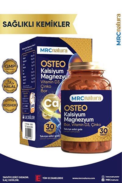 MRCNATURA Mrc Natura Osteo Kalsium Magnezyum 30 Tablet