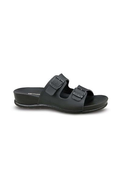 Ceyo Oliva-7 Full Orthopedic Double Striped Women's Slippers