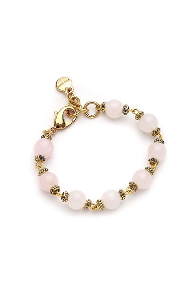 Mon Reve Bloom Pink Quartz Natural Stone Bracelet
