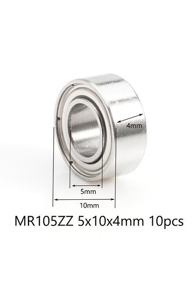 Choice MR105ZZ 5x10x4 10 قطع 693ZZ محمل كروي 3x8x4 مم محمل المحرك 693 ZZ محمل المروحة 619/3ZZ R-830ZZ EM