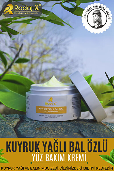 Rodaj X Kuyruk Yağı & Bal Özlü Yaşlanma Karşıtı Doğal Nemlendirici Yüz Bakım ...