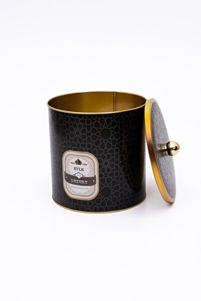 EVLE Trellis Patterned Food Storage Container - Metal Storage Container 17.5 cm X 18 Cm, 4.1 Liter, Er147-V2