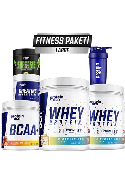 Proteinocean Fitness Pack Large - Birthday Cake Strawberry Lemon