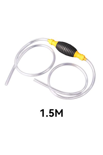 Choice 1.5m Heavy Duty Manual Fuel Transfer Pump For Gasoline/diesel/oil, Auto/atv/marine Siphon Tool With