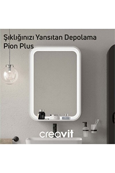 Creavit Pion Plus Ayna 60 cm Beyaz