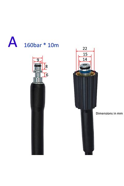 Choice For Lavor 10m High Pressure Washer Hose Car Wash Water Cleaning Hose Extension Hose Cord Pipe For La
