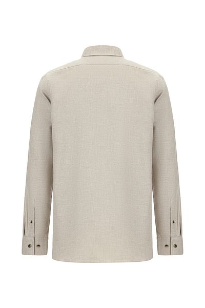 Abdullah Kiğılı Long Sleeve Regular Fit Sports Cotton Shirt