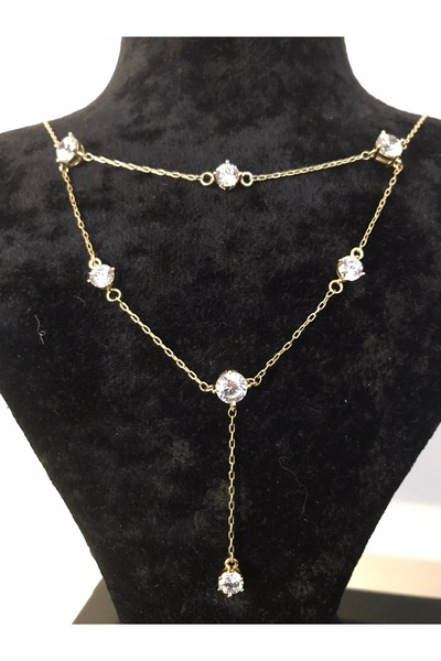 shop Stainless Steel Solitaire Glossy Pendant Necklace Double Appearance Adjustable Tarnish Free