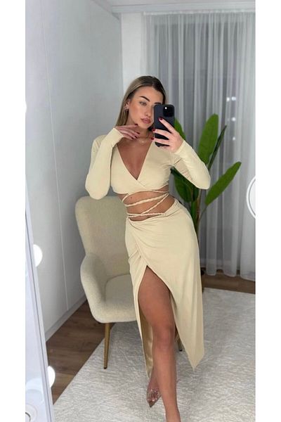 hipnoz butik WOMEN BUSTIER SKIRT SET