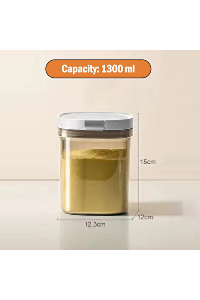 Choice A-1300ml Baby milk powder sealed storage tank, with magnetic suction spoon, three capacities optiona