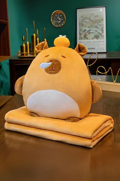 Ecrou Big Ear Plush with Blanket 40X35Cm Brown