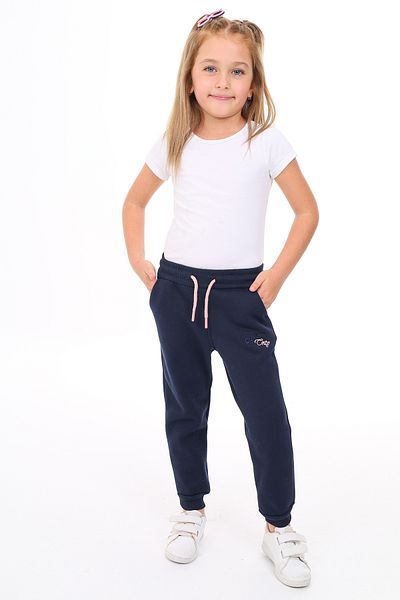 Toontoy Girl's Embroidered Tracksuit Bottom