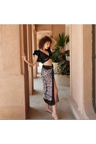 DESİGNEDBYD New Women's Swimsuit+pareo Skirt Set 2 Pieces Up Set Bodysuit Beach Fashion Beachwear