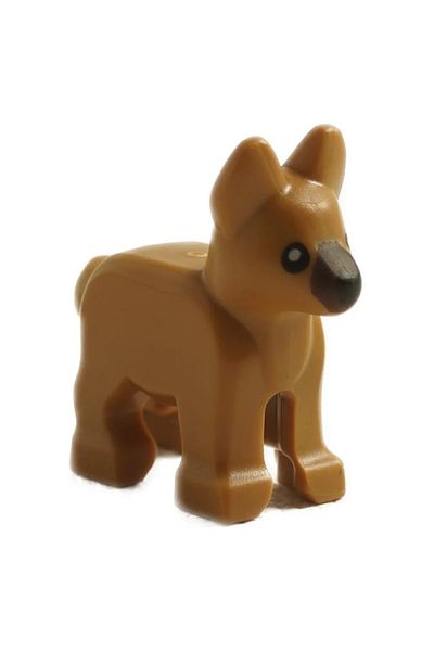 LEGO Accessory Custom Moc Minifigure Minifigure Animal Animal Light Brown Puppy German Shepherd