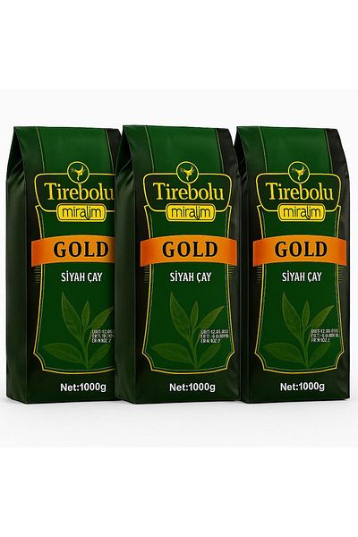 Tirebolu Miralim Gold Domestic Bulk Tea - 1000 gr x3