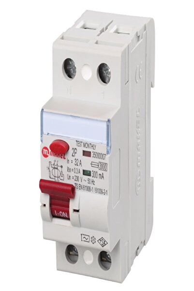MAKEL Sigorta 32 Amper 1P+N 300 Ma Kaçak Akım Rolesi 35000007