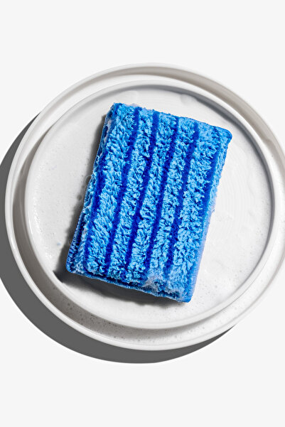 Silva Ultrafiber Dish Sponge Double Set |   Two-Way Texture That Shines Without Drawing Lines