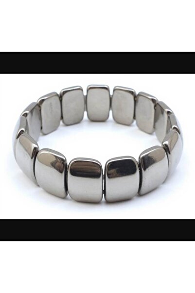 Alsade سوار عريض من حجر الهيماتيت ذو الطاقة الاستاتيكية المتوازنة بقطع خاص