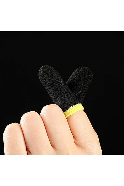 NEXOAKSESUAR E-Sports Finger Gloves 2 Pairs - Pubg Gaming Gloves Sweat Proof 1 Pair - 2 Finger Tips