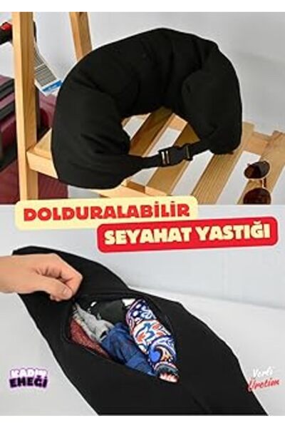 Genel Markalar Doldurulabilir Seyahat Boyun Yastığı