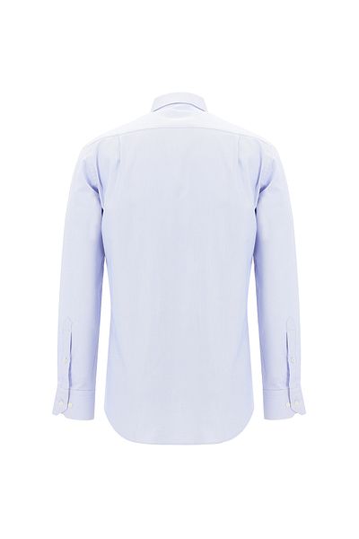 Abdullah Kiğılı Long Sleeve Regular Fit Oxford Cotton Shirt