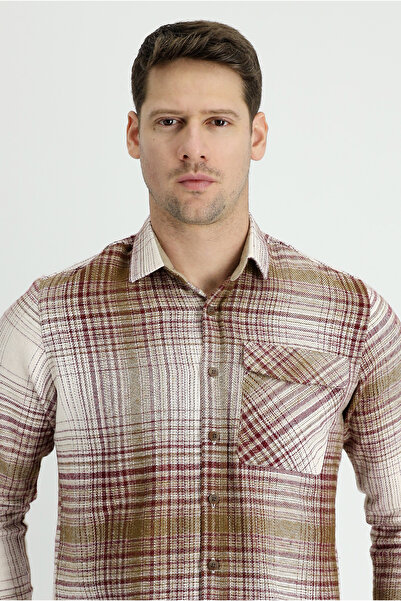 Kiğılı Памучна риза с дълъг ръкав и карирана риза Lumberjack