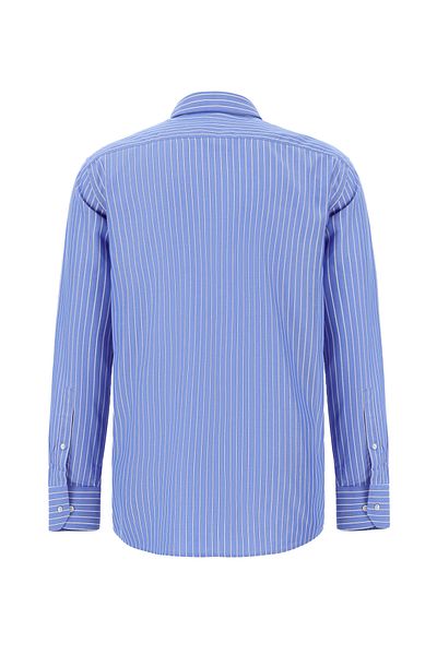 Abdullah Kiğılı Long Sleeve Classic Striped Shirt