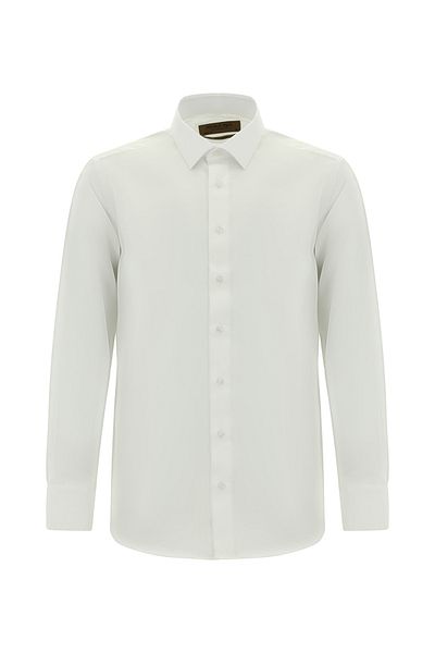 Kiğılı Long Sleeve Non Iron Satin Classic Cotton Shirt