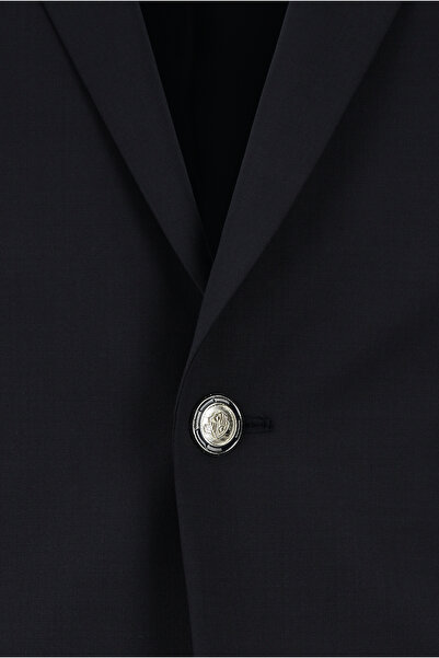 Abdullah Kiğılı Slim Fit Slim Cut Woolen Blazer Jacket