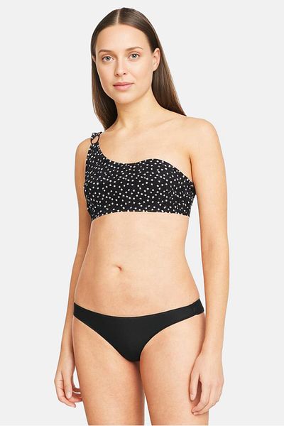 Ivory Rose Women Polka Dots Bikini Top, Multicolor